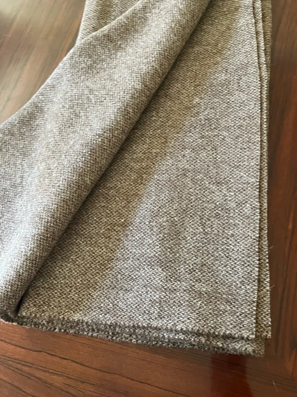 Designer Heavy Duty Textured Harris Tweed fabric- Neutral Taupe